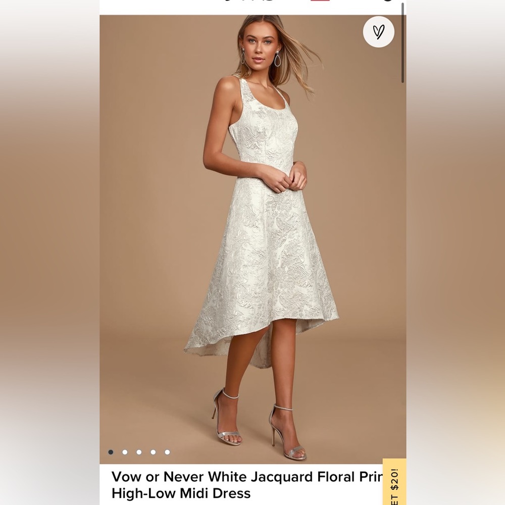 NWT Beautiful Hi-low dress